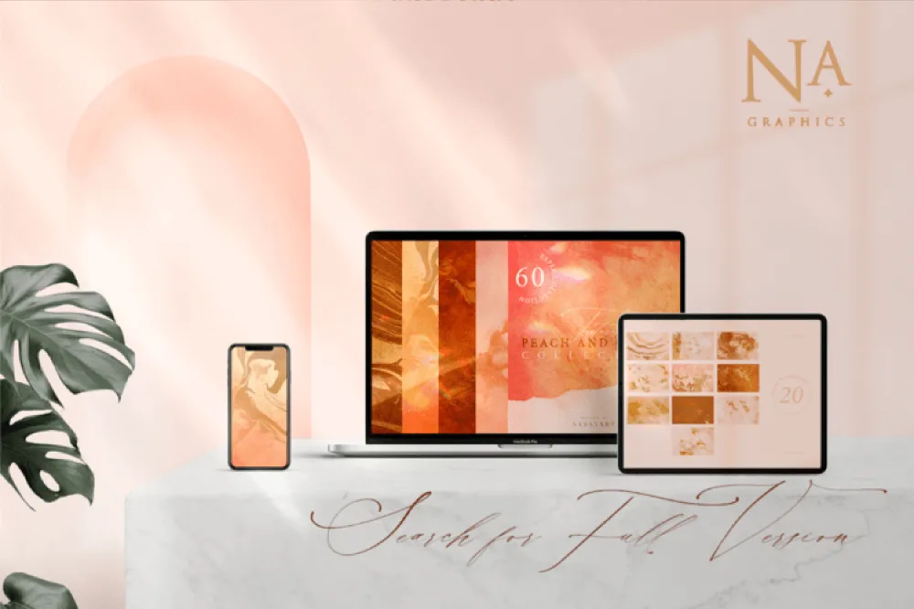 5 Free Peach and Cream Textures