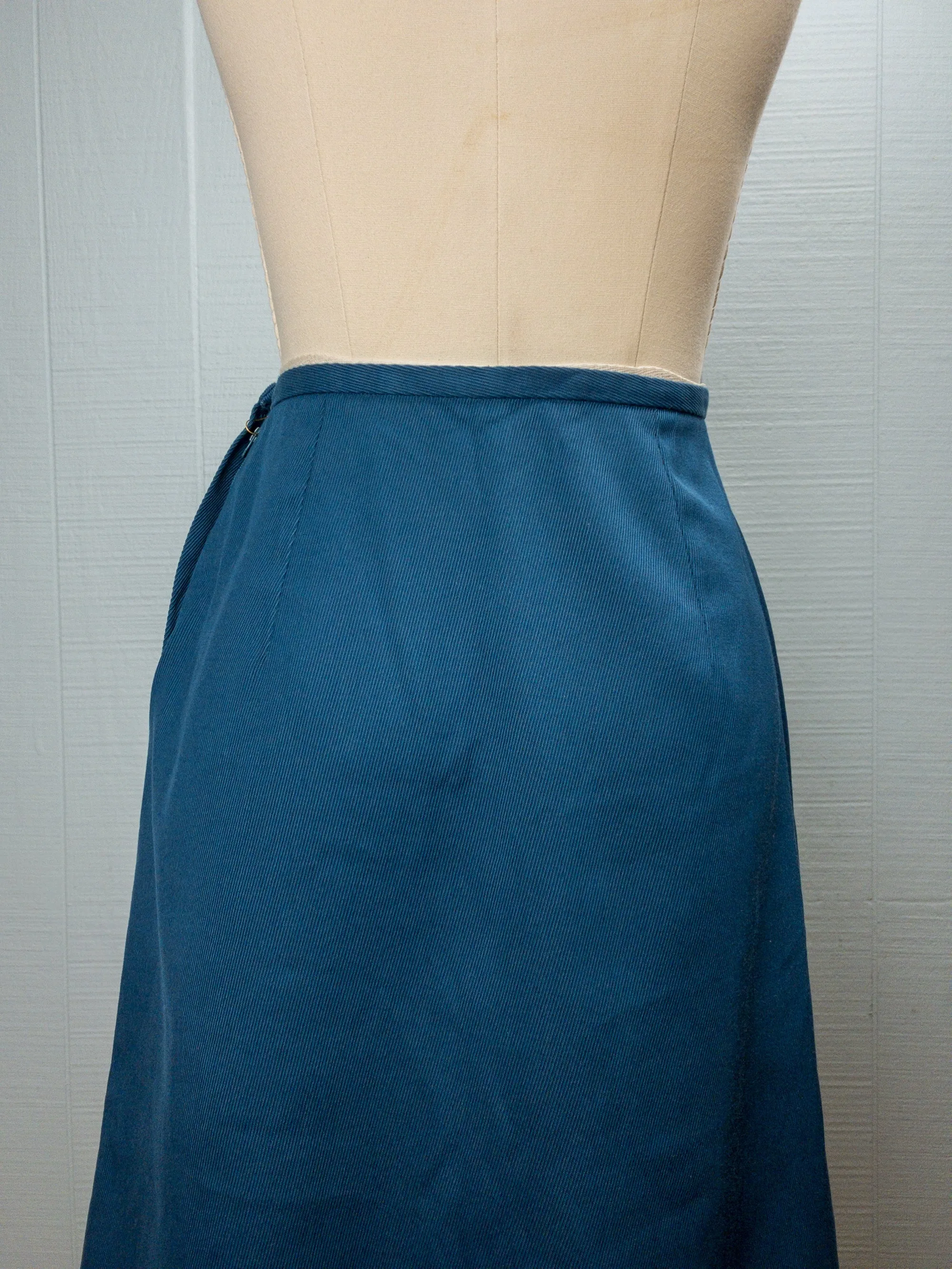 50s Ocean Teal Skirt | M