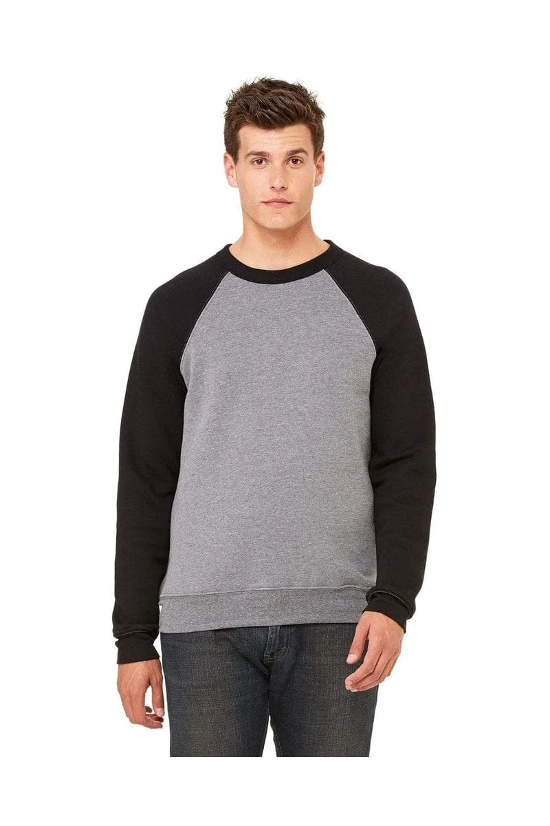 Bella Canvas 3901: Unisex Sponge Fleece Raglan Sweatshirt