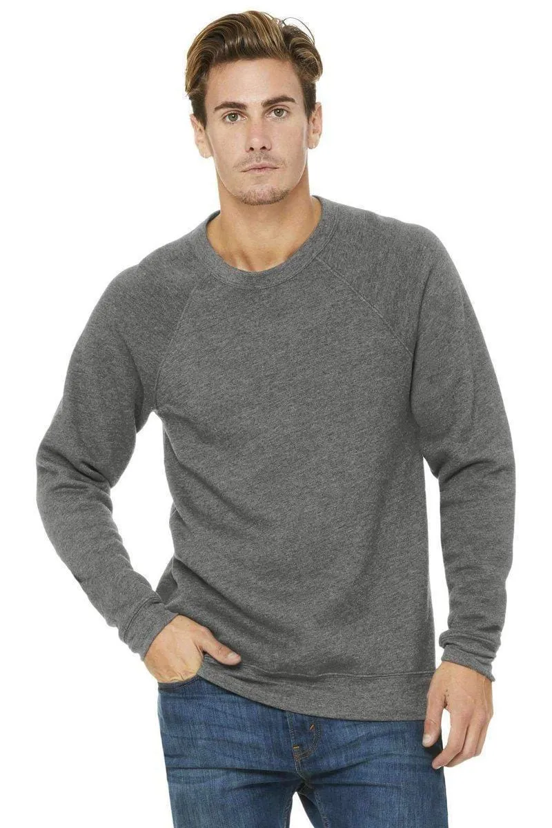 Bella Canvas 3901: Unisex Sponge Fleece Raglan Sweatshirt