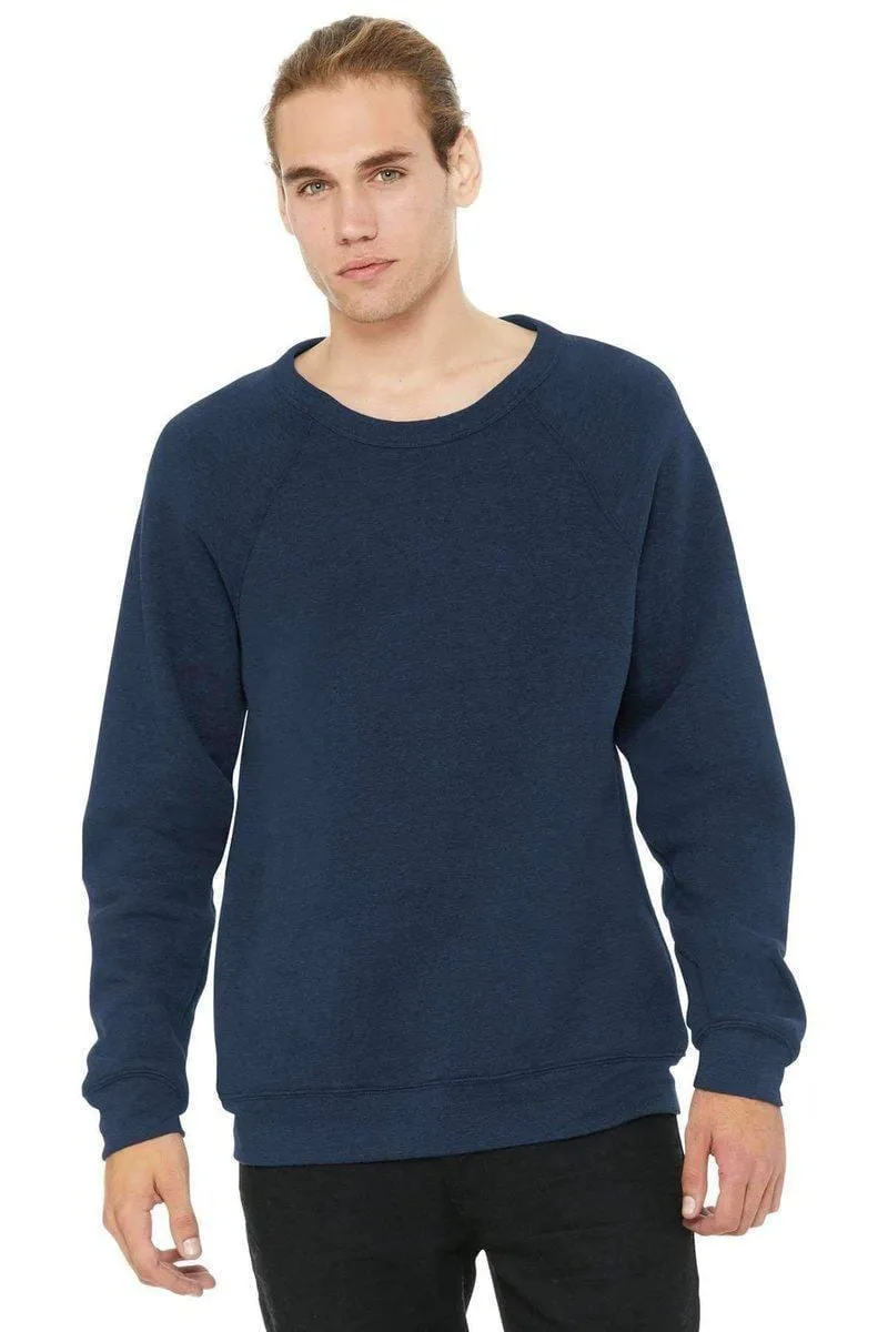 Bella Canvas 3901: Unisex Sponge Fleece Raglan Sweatshirt
