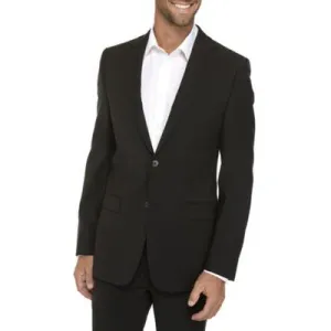 Calvin Klein Mens Skinny fit Suit Jacket Blazer 36 S Black Solid Stretch