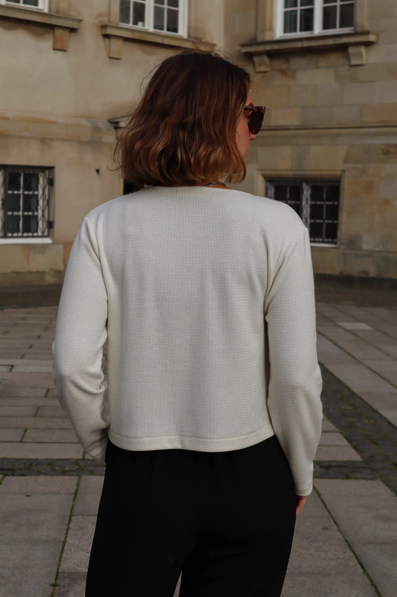 Cardigan - Tricot crème