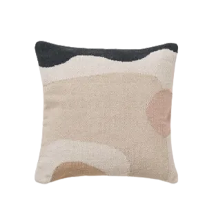 Cotton Handwoven Cushion Cover-Landscape