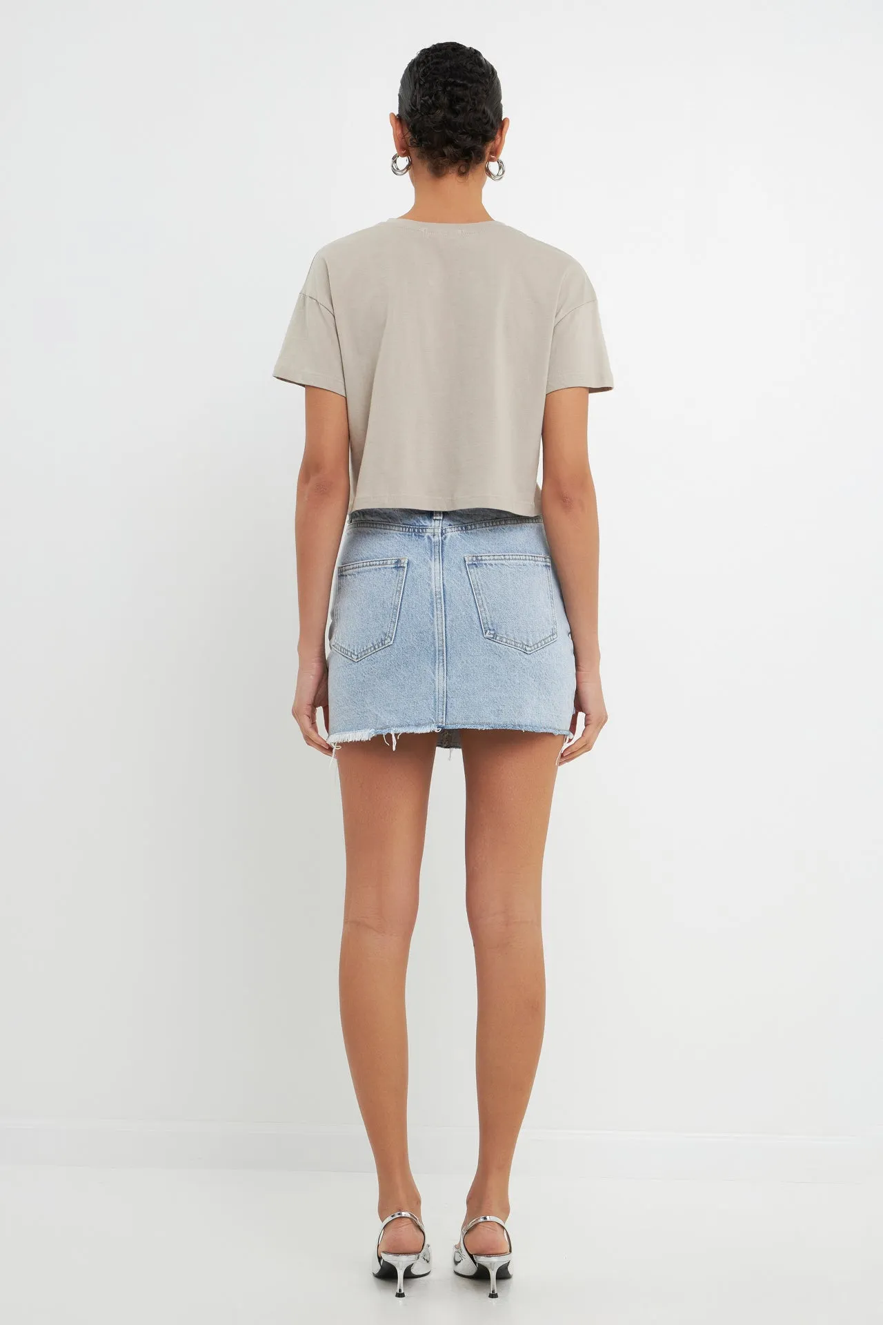 Cropped Basic T-Shirt