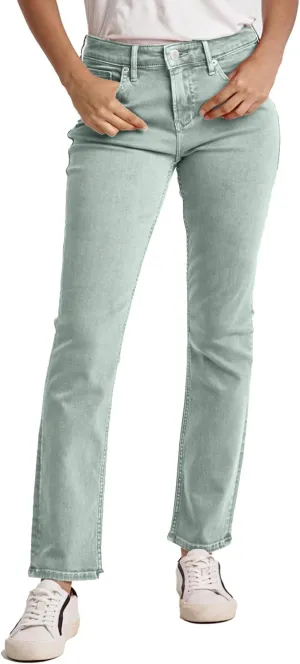 DEAR JOHN Blaire Womens Straight Leg Jeans Mid Rise Ankle Inseam