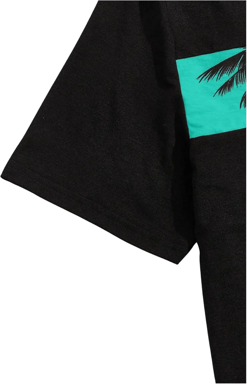 Floerns Men's Shirt and Shorts 2 Piece Sets Graphic Print Beach Outfits