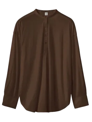 Fluid Jersey Longline Blouse