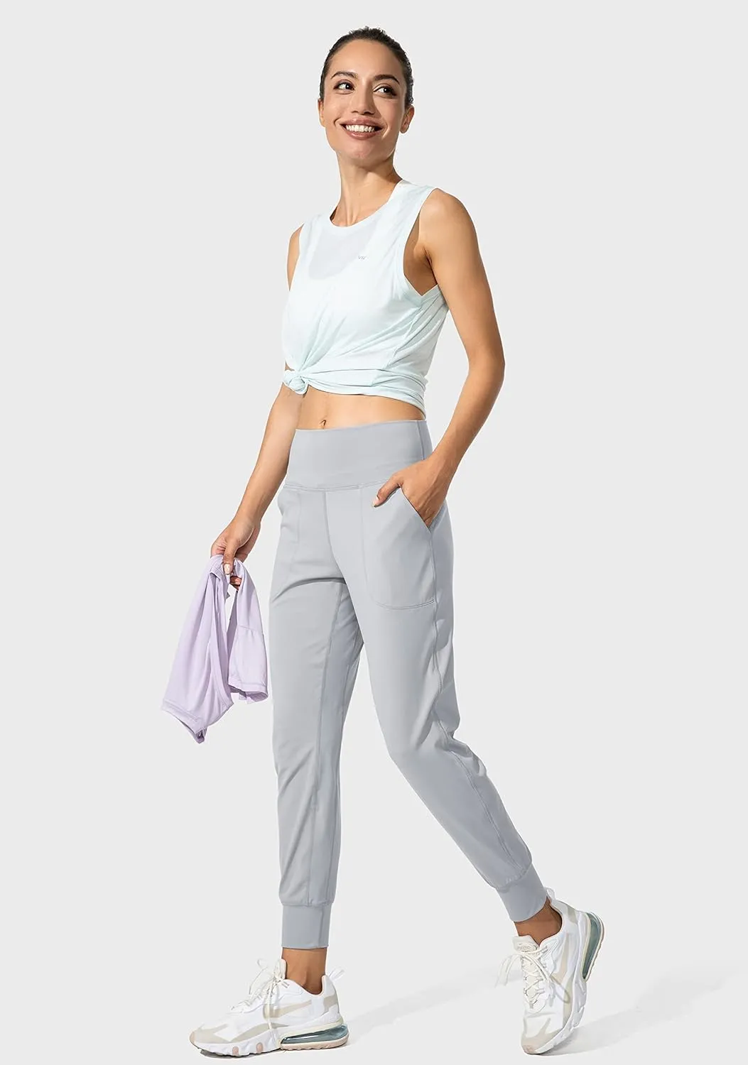 G Gradual Women's Joggers High Waisted Yoga Pants with Pockets Loose Leggings for Women Workout, Athletic, Lounge