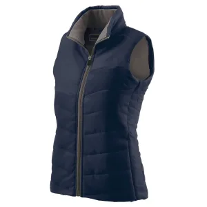 Holloway Women's Navy Full Zip Admire Vest