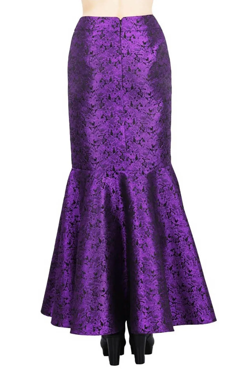 Jeanelle Gothic Brocade Ruffle Skirts