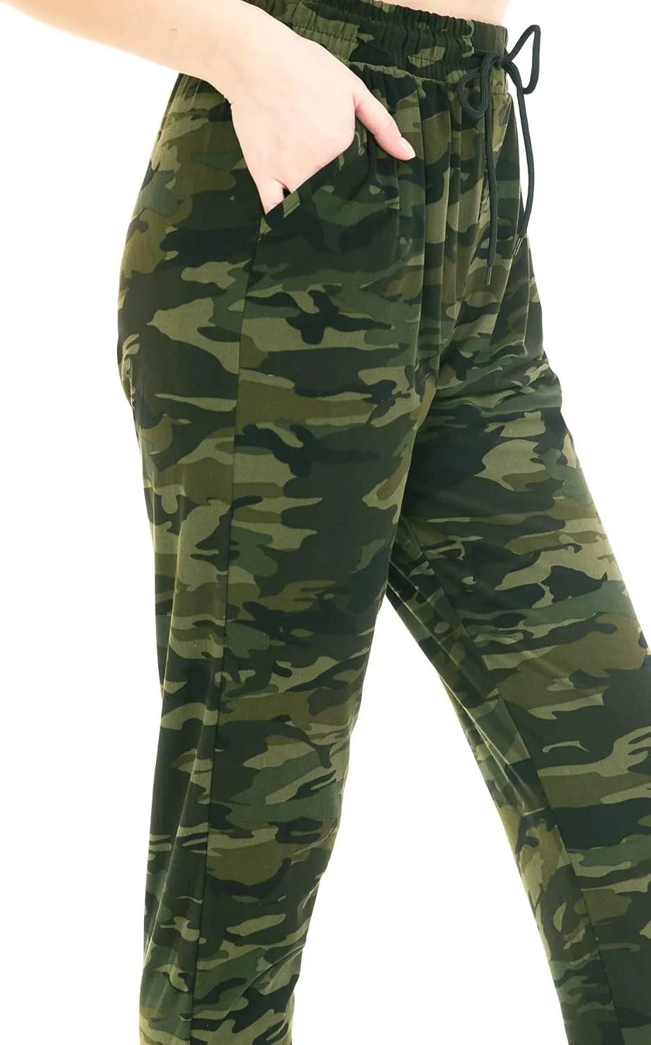 Leggings Depot Women's Jogger Track Cuff Sweatpants with Pockets for Yoga, Workout