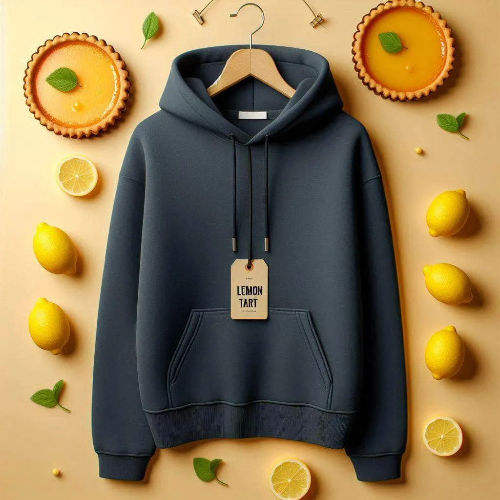 Lemon Tart Women's Plain Super Soft Hoodie LTWPSSH1 - Navy Blue