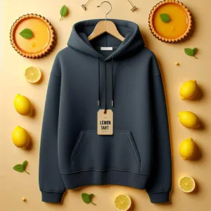 Lemon Tart Women's Plain Super Soft Hoodie LTWPSSH1 - Navy Blue