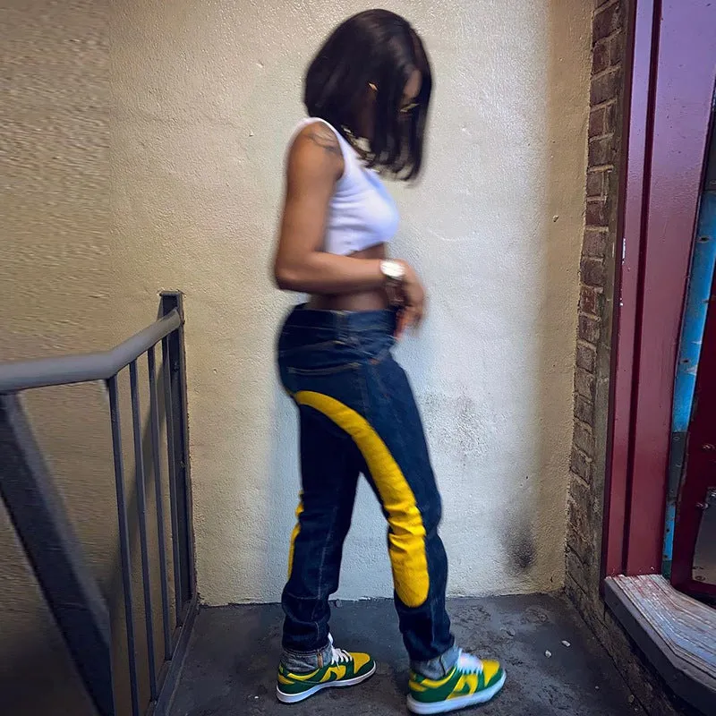 Line Colour Jeans
