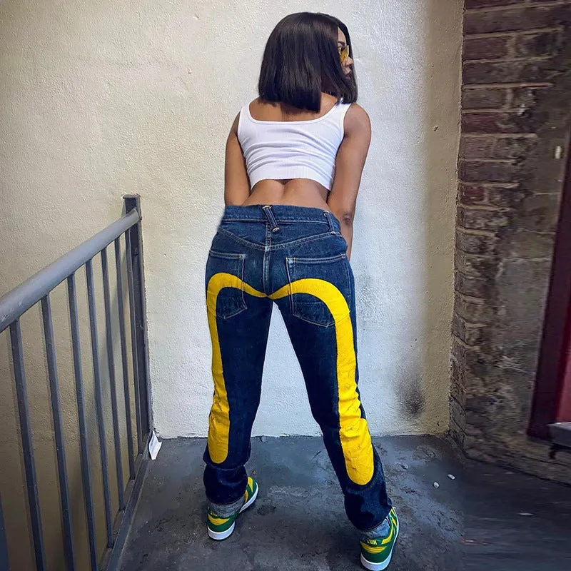 Line Colour Jeans