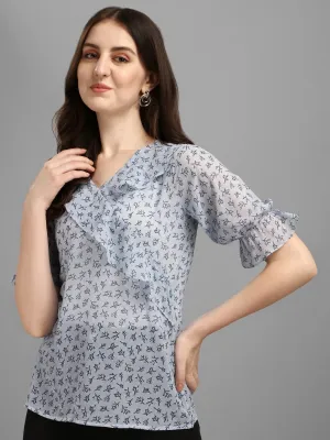 Minimal Grey Women's Top