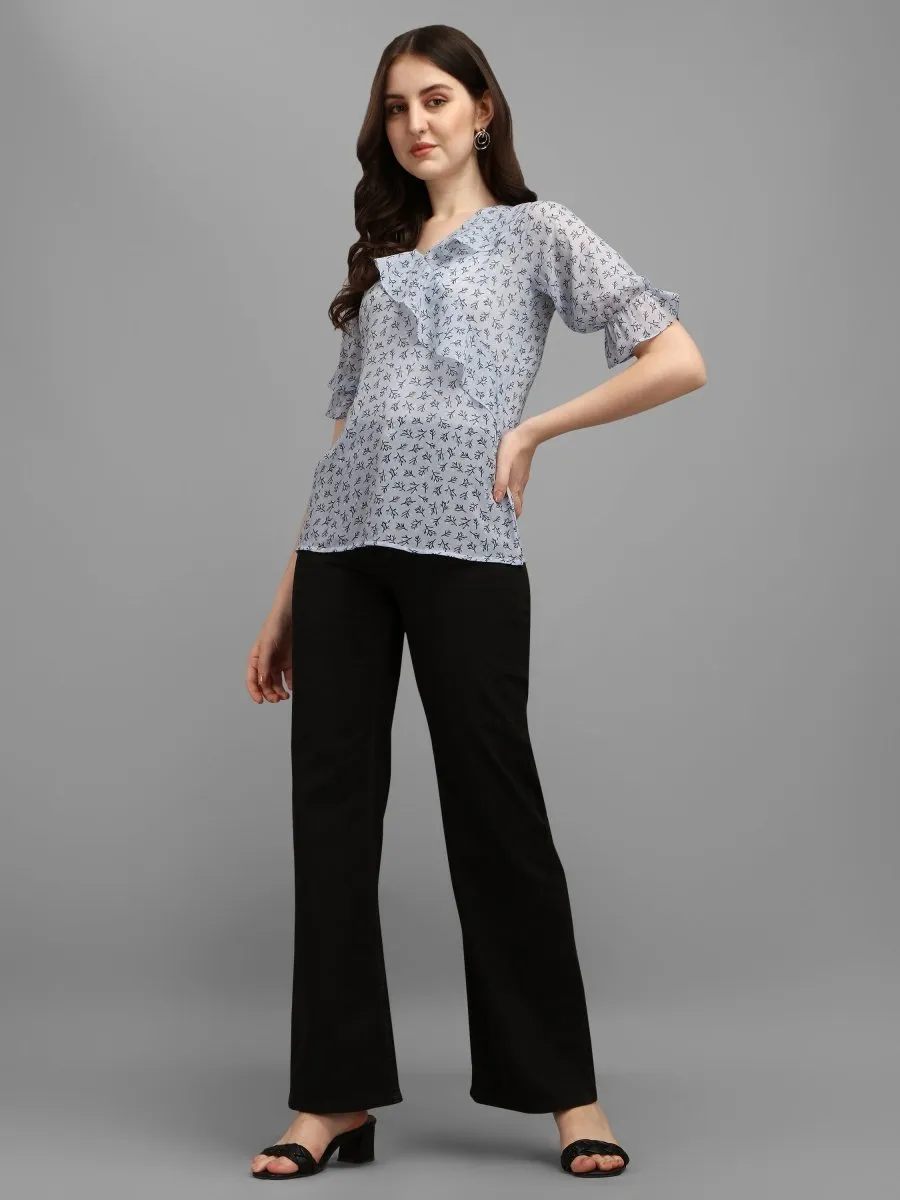 Minimal Grey Women's Top