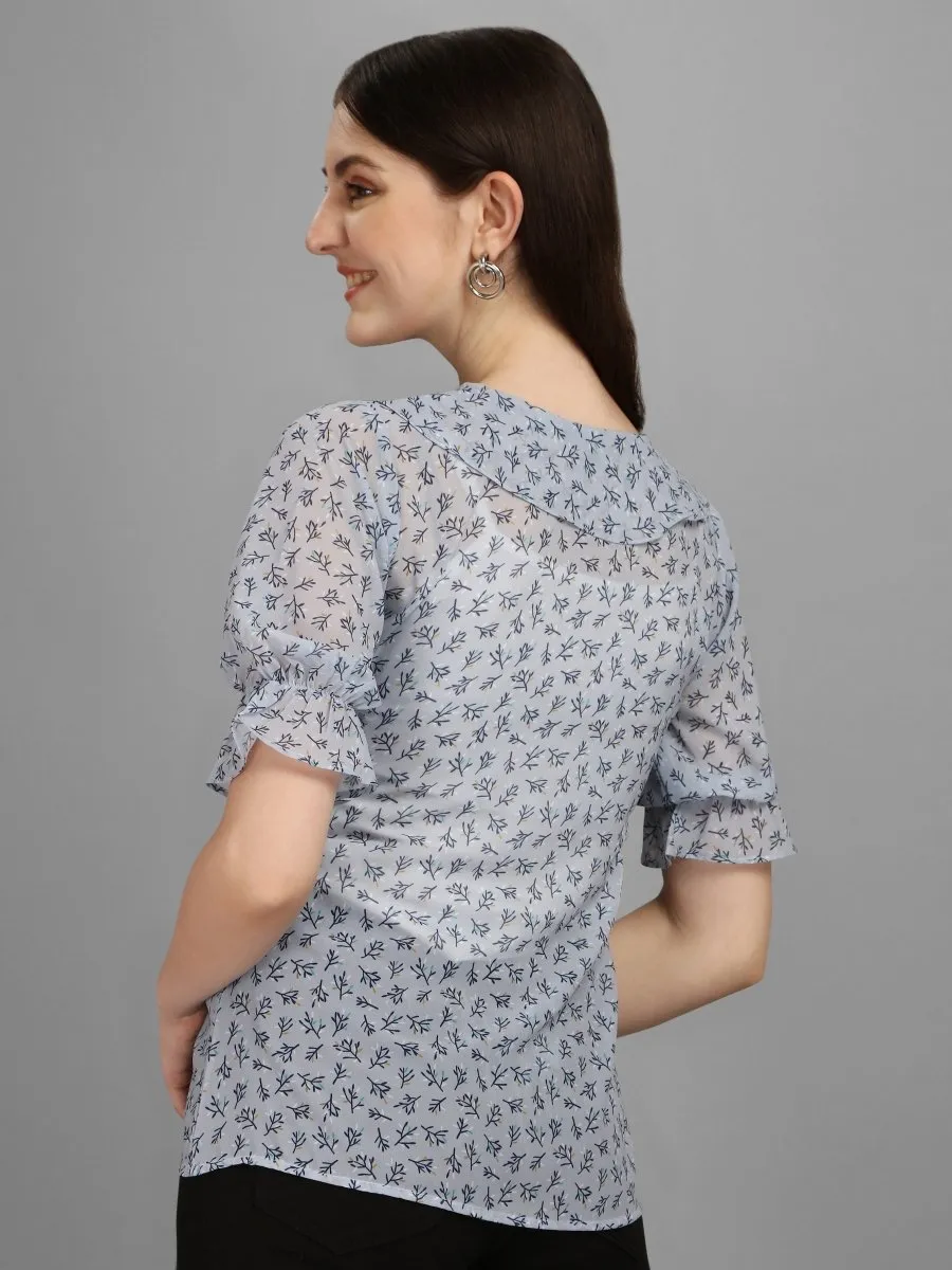 Minimal Grey Women's Top