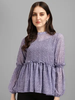 Minimal Lavender Women's Top