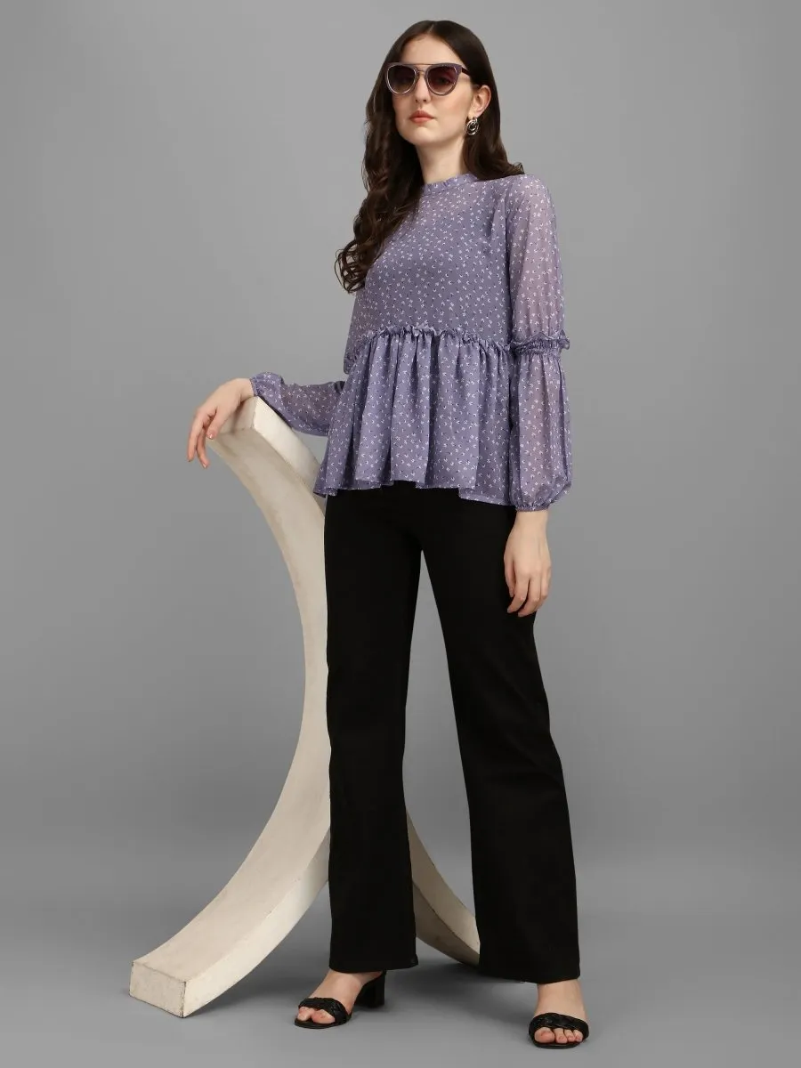 Minimal Lavender Women's Top