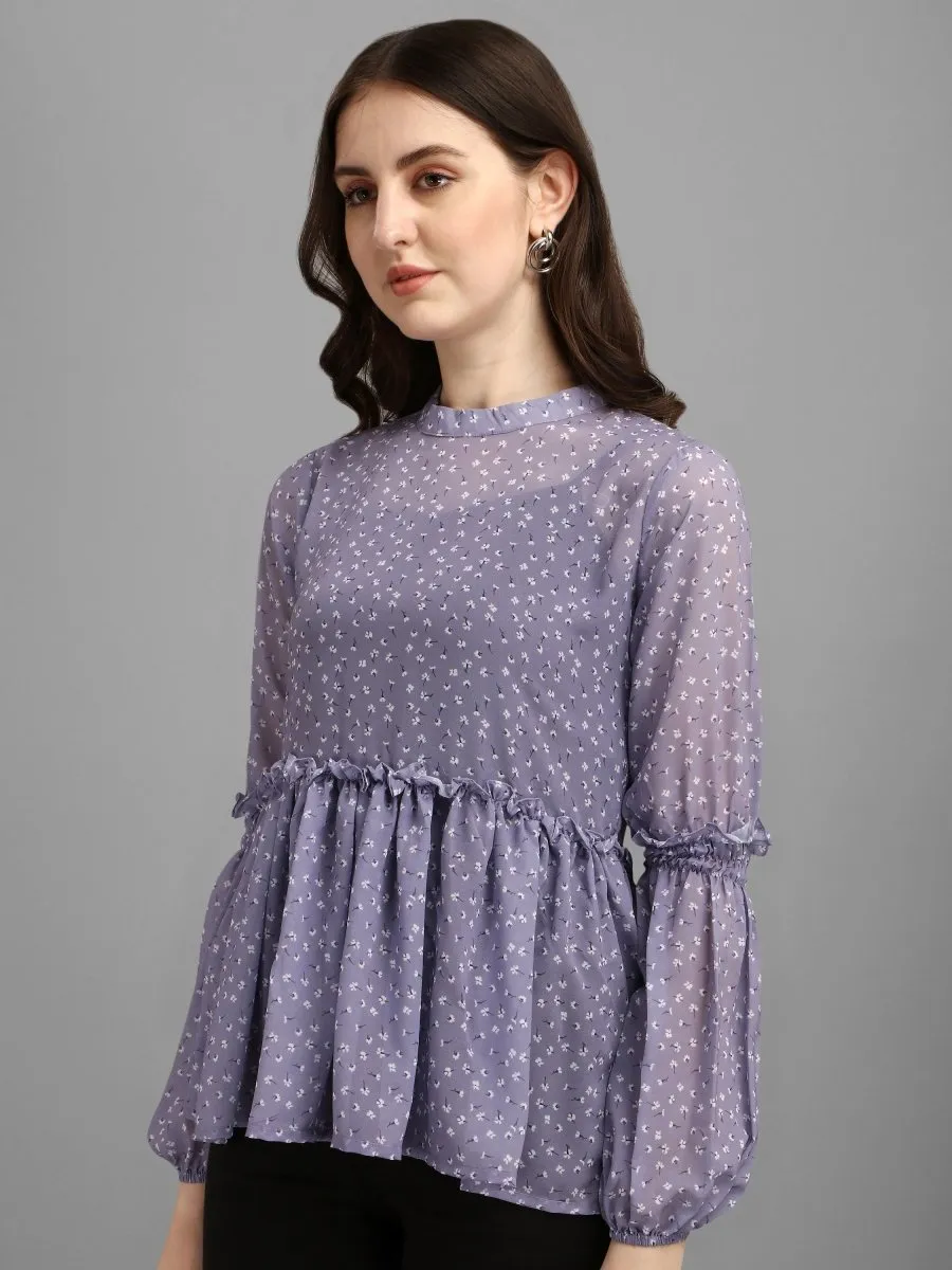 Minimal Lavender Women's Top