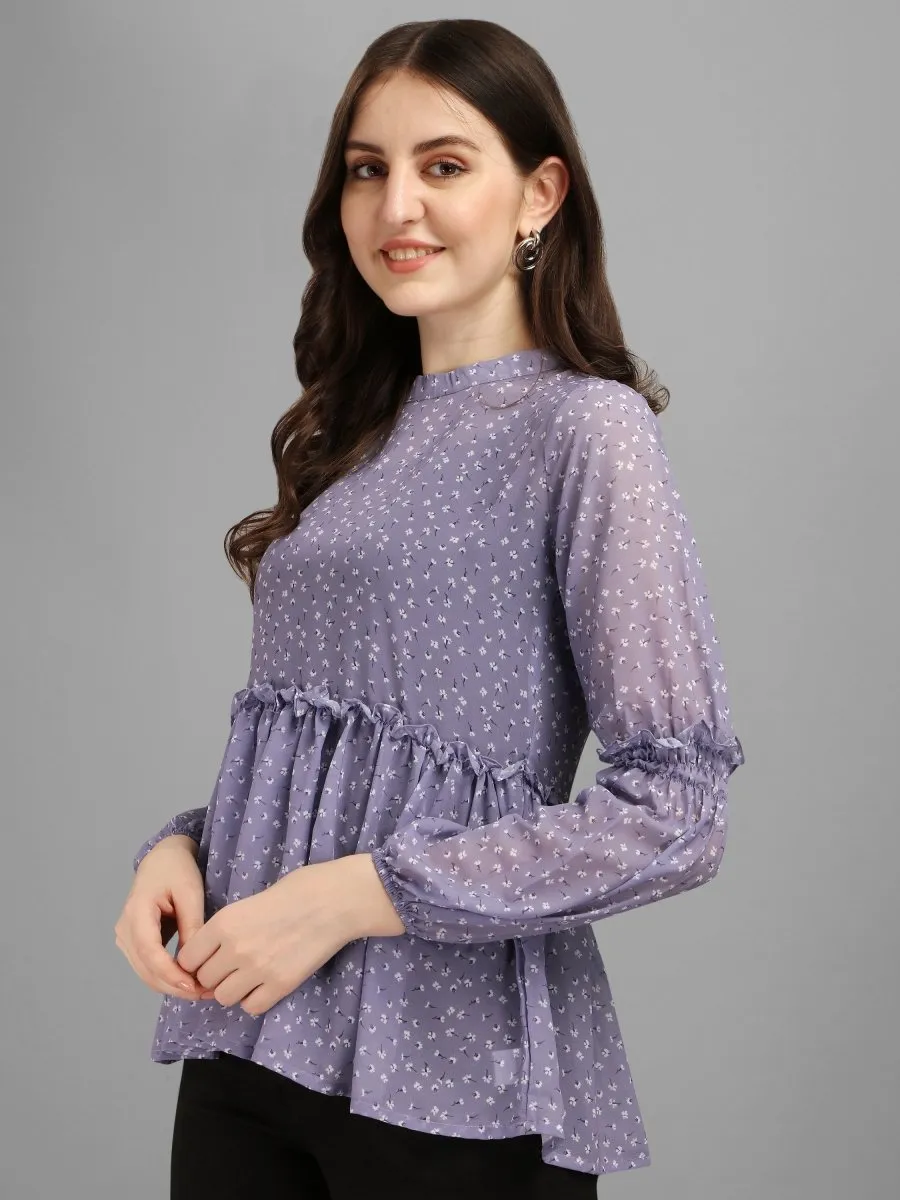 Minimal Lavender Women's Top