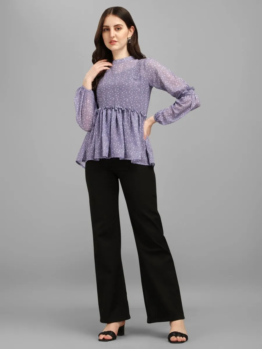 Minimal Lavender Women's Top