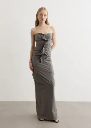 Minimal Ruffle Tube Top