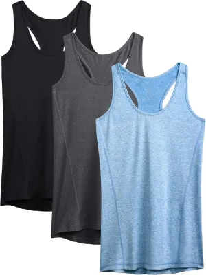 NELEUS Women's Workout Tank Top Racerback Yoga Tanks Athletic Gym Shirts