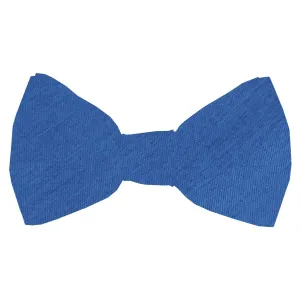 Ocean Blue Shantung Boys Bow Ties