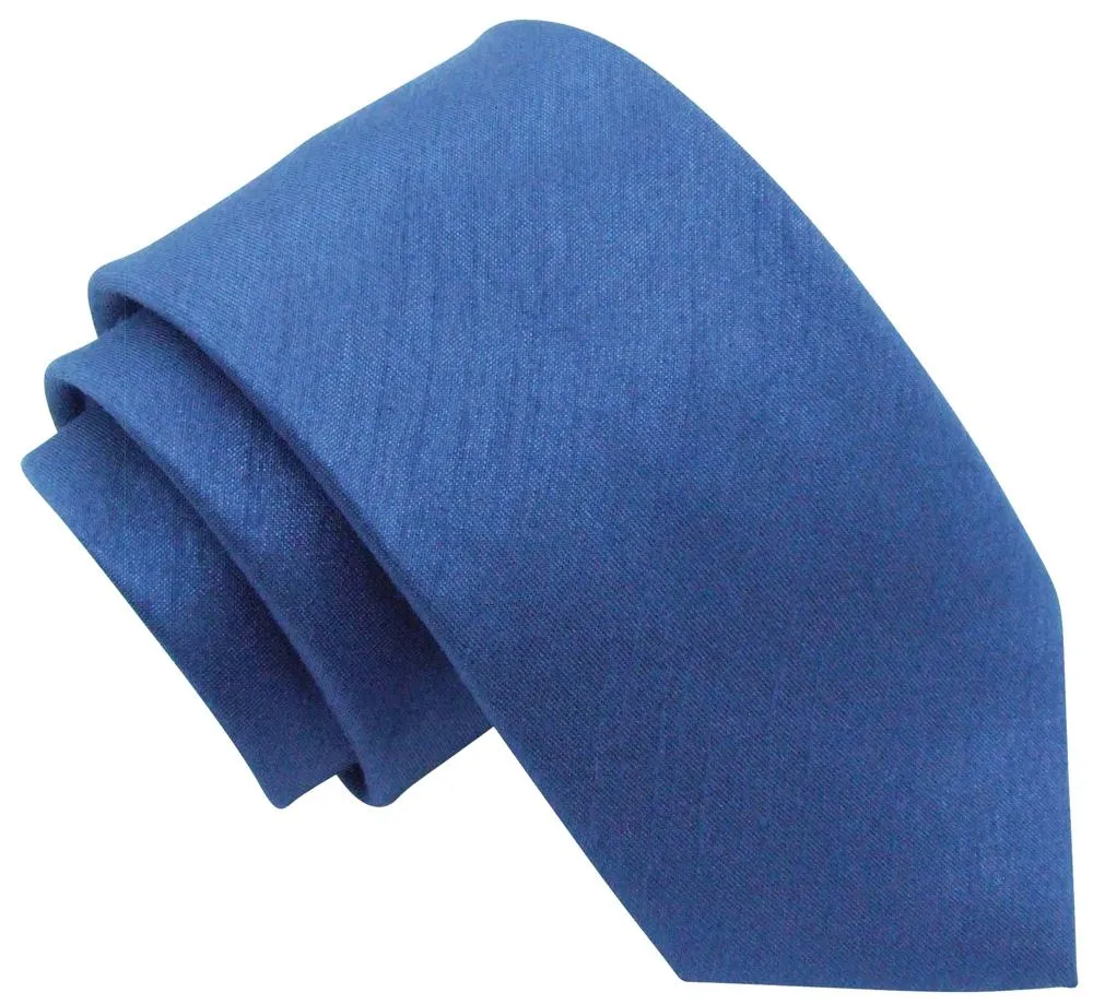 Ocean Blue Shantung Boys Ties