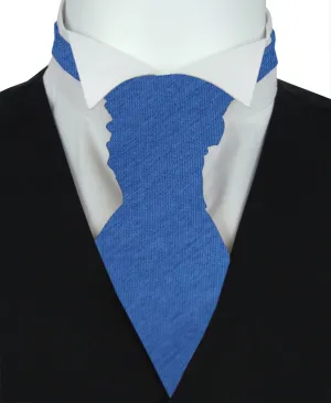 Ocean Blue Shantung Wedding Cravat