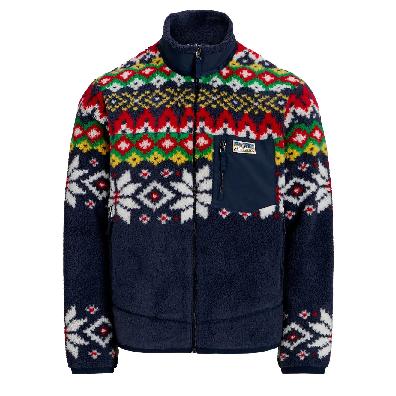 Polo Ralph Lauren Snowflake Fairisle Knit Jumper Cruise Navy