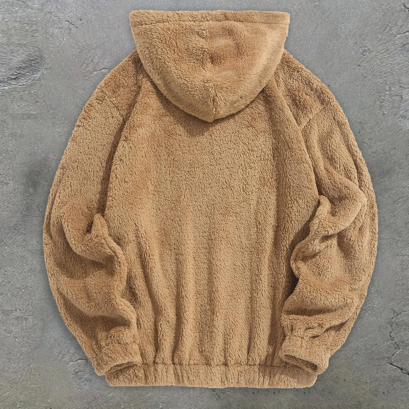 Retro Tide Brand Print Casual Plush Print Hoodie