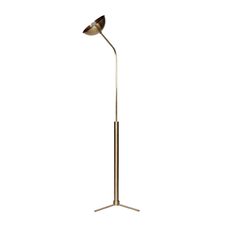 Rhythm Floor Lamp Brass Dome
