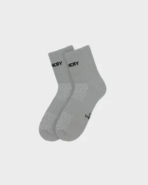 Shin Logo Mid-Length - Gray