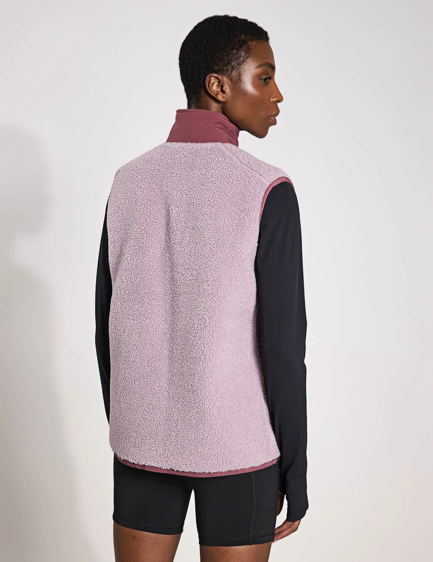 Terrex Xploric High Pile Fleece Vest - Preloved Fig