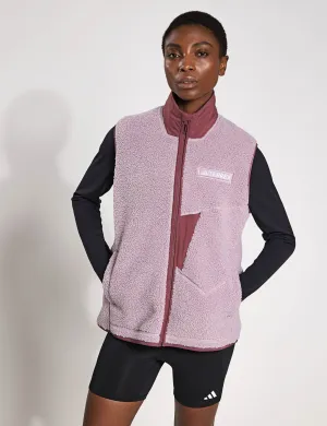 Terrex Xploric High Pile Fleece Vest - Preloved Fig