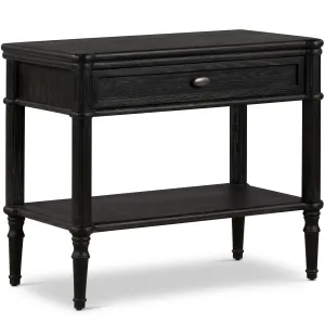 Toulouse Nighstand, Distressed Black